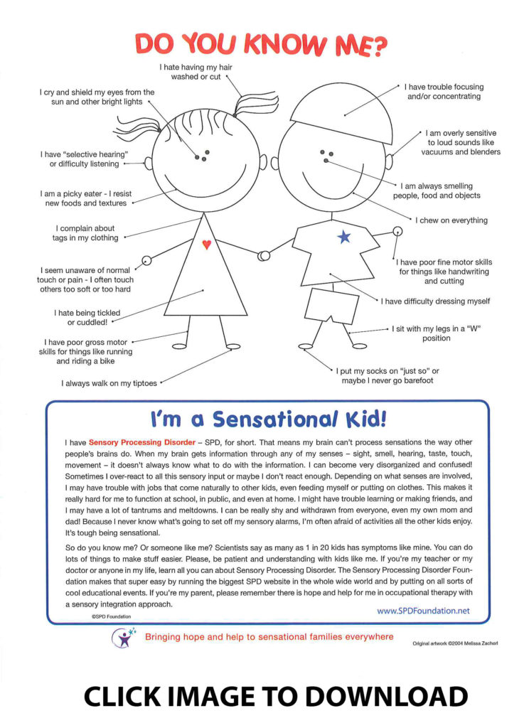 Sensory Processing Disorder Infographic