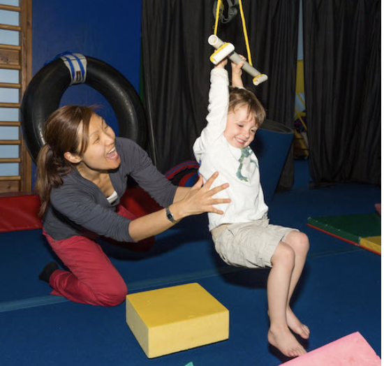 Occupational therapy session at Child Success Center