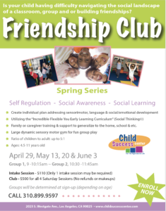 Friendship Club at Child Success Center