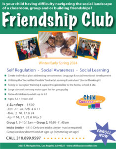 social emotional learning-Friendship Club - Child Success Center